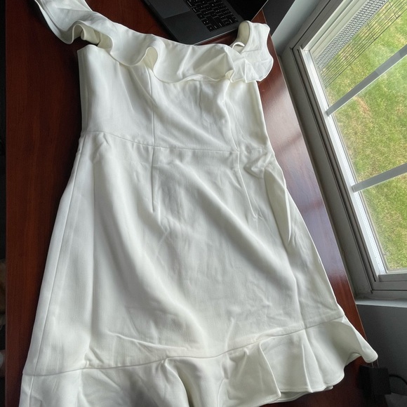French Connection Dresses & Skirts - NWT Off the shoulder ruffle dress